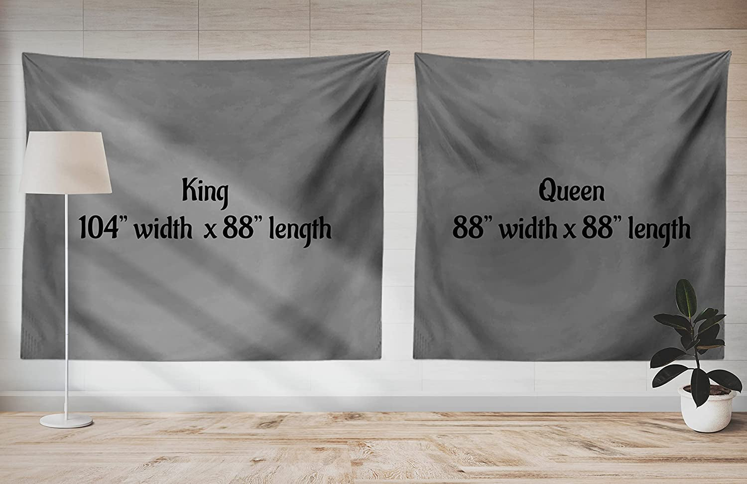Woodland Tapestry King Size, Waterfall in Deep Forest Scenery in the Woods Green of Earth Covering Plants, Wall Hanging Bedspread Bed Cover Wall Decor, King Size, Forest Green